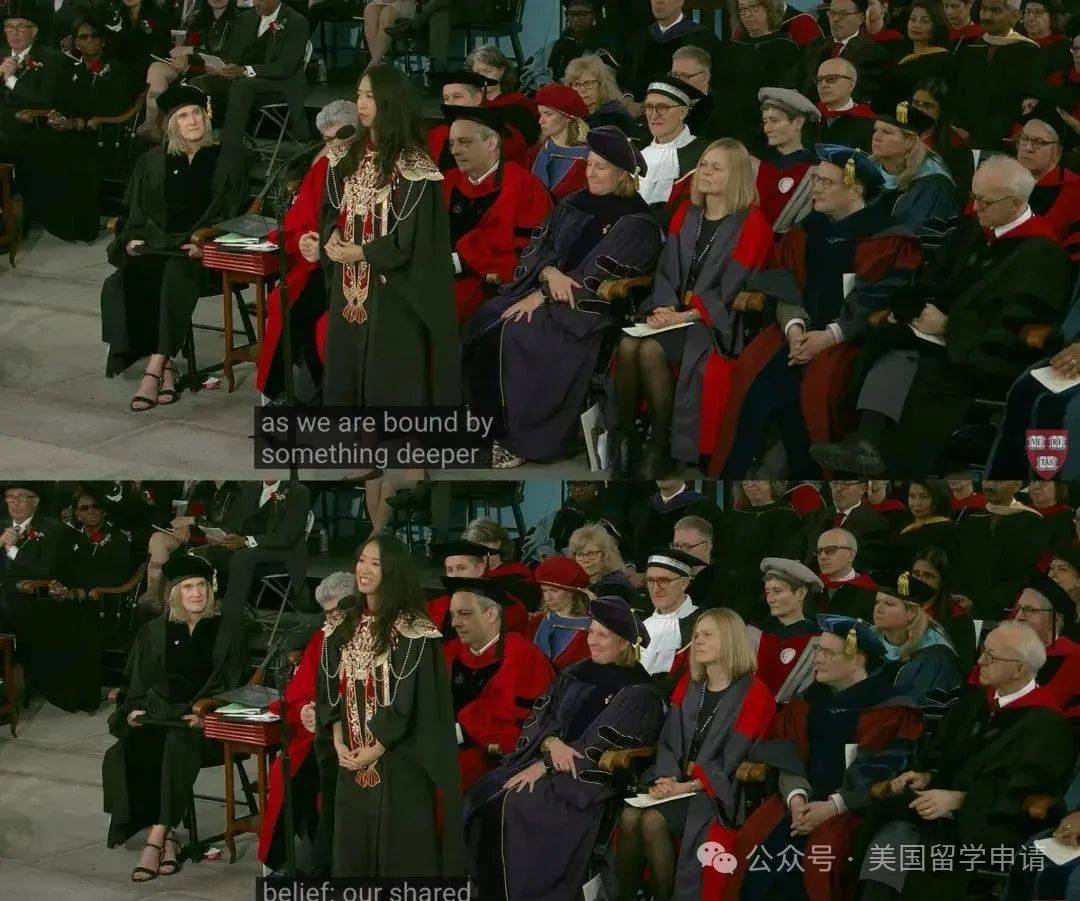 国女生蒋雨融来自青岛英高毕业本科就读于杜克爱游戏震撼全场！史上首位在哈佛毕业演讲的中(图7)